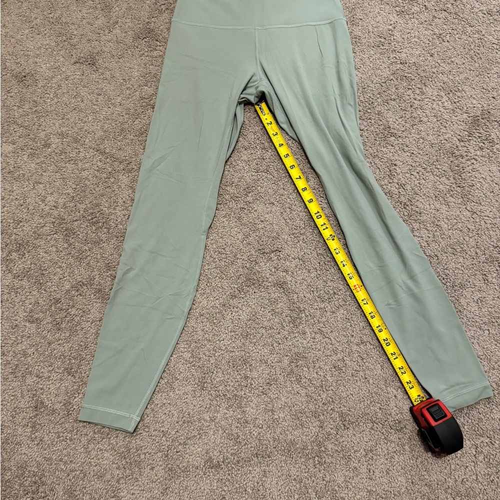 Lululemon Athletica Soft Align Green Leggings (8, 25”)